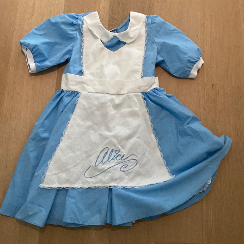 Alice in Wonderland Walt Disney world Disneyland costume vintage girls medium
